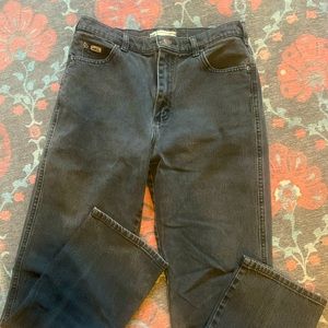Vintage Dark Grey Lee Jeans